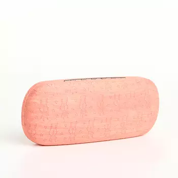 Футляр для очков на хлопушке «Выбражулька», с рисунком, размер 1663.5 см, розовый