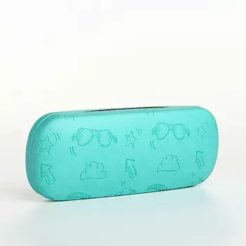 Футляр для очков на хлопушке «Выбражулька», с рисунком, размер 1663.5 см, зелёный
