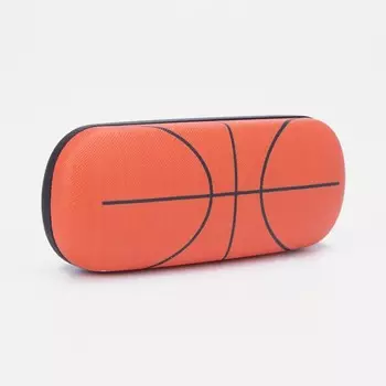 Футляр для очков на хлопушке, длина 16 см, цвет рыжий