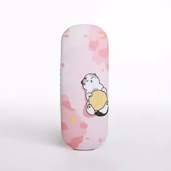 Футляр для очков на хлопушке, длина 16 см, цвет розовый