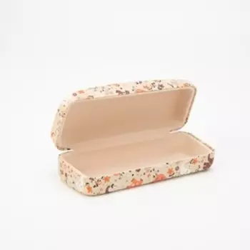 Футляр для очков, 16 × 4 × 6 см, цвет бежевый