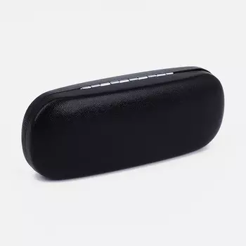 Футляр для очков на хлопушке, длина 16 см, цвет чёрный