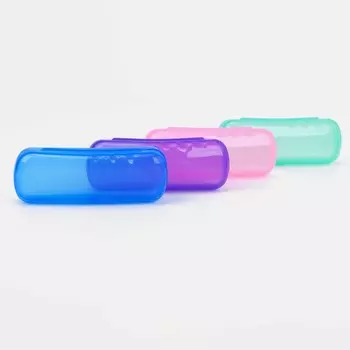 Футляр для очков, длина 15,5 см, цвет МИКС