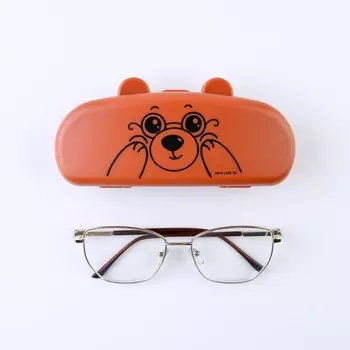 Футляр для очков «Мишка», коричневый