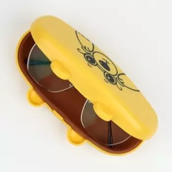 Футляр для очков «Мишка», желтый