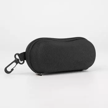 Футляр для очков на молнии, 16 5 7,5 см, цвет чёрный