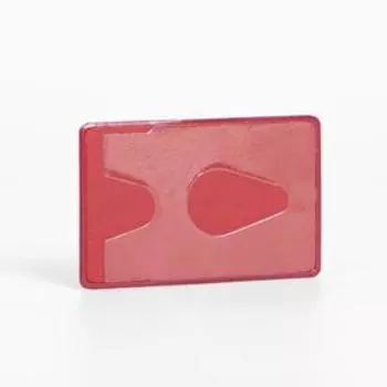 Обложка для проездного, пропуска, цвет бордовый