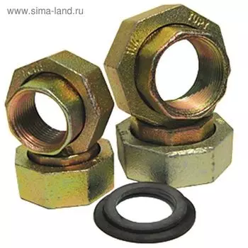 Гайка для насоса Wilo Ду1"х1 1/2", чугун, комплект 2 шт.