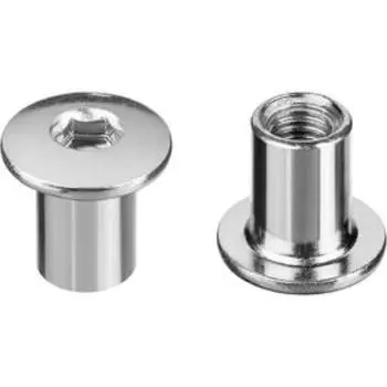 Гайка ЗУБР, эриксона, с полукруглой головкой, оцинкованная, M6x12мм, 5 кг