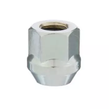 Гайка колесная 121.5 под ключ 19 мм, конус, открытая, хром, фасовка 20 шт