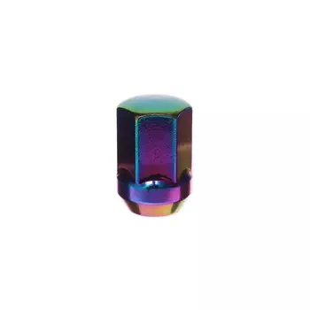 Гайка колесная M121.5, высота 35 мм, ключ 19 мм, радужный титан, фасовка 20 шт.