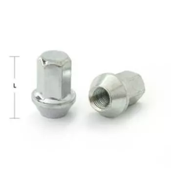 Гайка M12x1,25, 34, hex19, конус, закрытая, цинк