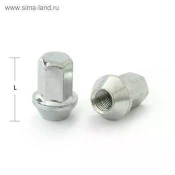 Гайка M12x1,25, 34, hex19, конус, закрытая, цинк