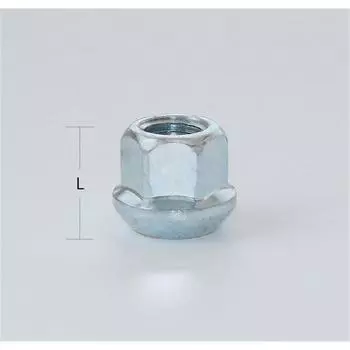 Гайка M12x1.5, L=18, ключ 19, сфера R12, открытая, цинк