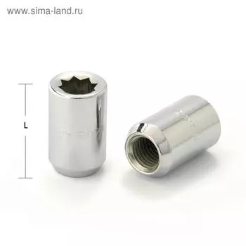 Гайка M12x1,5, 31, спец., конус, хром