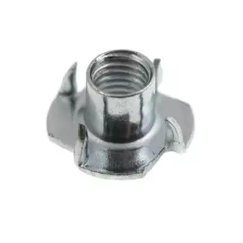 Гайка Steelrex, мебельная, забивная, DIN1624, оцинкованная, М8, 3000 шт