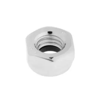 Гайка со стопорным кольцом , М6 оцинкованная, DIN985, 1 кг