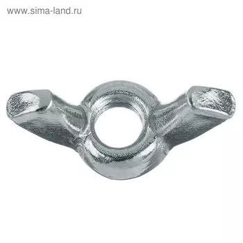 Гайка Steelrex, барашковая, DIN315, оцинкованная, М8, 250 шт