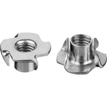 Гайка ЗУБР МАСТЕР, мебельная, забивная, DIN 1624, оцинкованная, М8, 5 кг