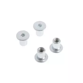 Гайка СТРОЙБАТ, эриксона, с плоской головкой, оцинкованная, M6x12мм, 4 шт