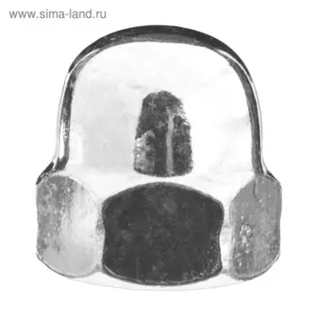 Гайка ЗУБР, колпачковая, DIN1587, оцинкованная, М5, 5 кг