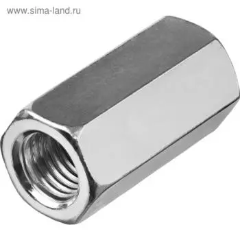 Гайка ЗУБР, переходная, DIN6334, оцинкованная, М6, 5 шт