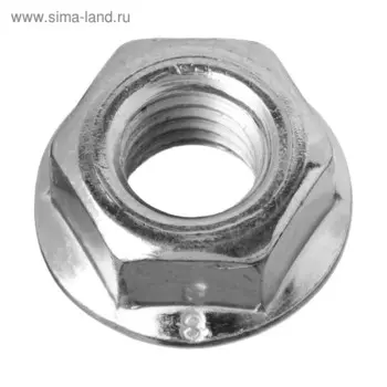 Гайка ЗУБР, с фланцем, DIN6923, оцинкованная, М5, 5 кг