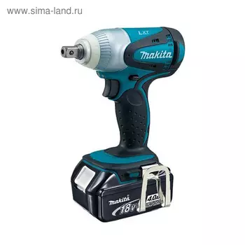 Гайковерт Makita DTW 251 RME, акк., 18В, 2х4 Ач, 2100 об/мин, 3200 уд/мин, 1/2", кейс