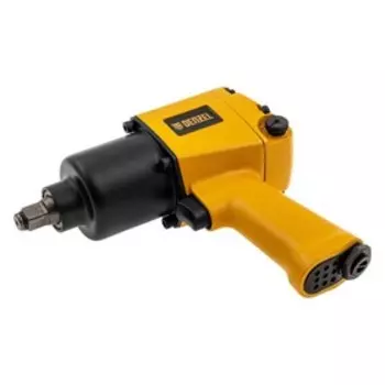 Гайковерт пневм. ударный Denzel 57473, алюм. корпус, набор гол. 8 шт., 7000 об/мин, 868 Нм