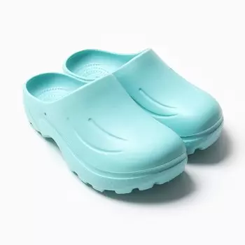 Галоши-сабо женские "Алва" цвет мятный, размер 39