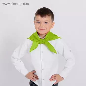 Галстук пионерский, зелёный, МИКС