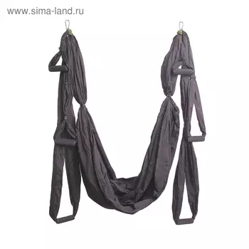 Гамак для йоги Sangh, 250140 см, цвет чёрный