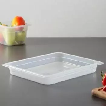 Гастроемкость GN 1/2 32,5x26,5 см, высота 4 см, прозрачная