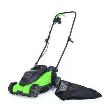 Газонокосилка электрическая Greenworks GD 1200LM32, 1200 Вт, 33 см, 30 л, 3500 об/мин