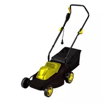 Газонокосилка электрическая Huter ELM-2000T, 2000 Вт, ширина/высота 430/25-75 мм, 45 л