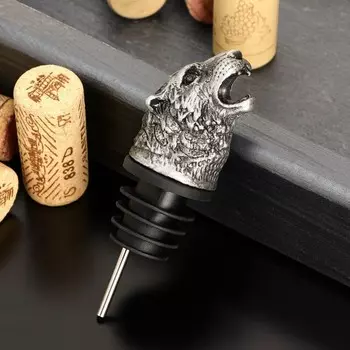 Гейзер для вина Magistro «Тигр», 9 см, цвет серебряный