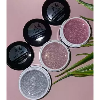Гель Akinami Camouflage Glitter Gel Solar №02, 15 мл
