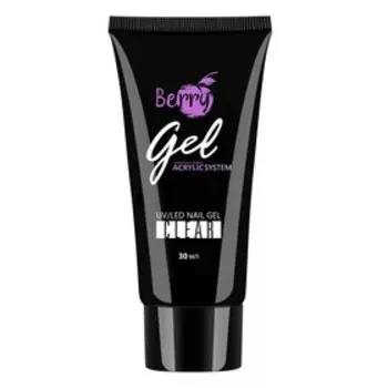 Гель акриловый JessNail Berry Gel Clear, 30 мл