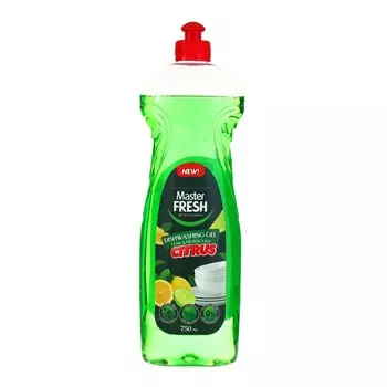 Гель-бальзам Mater FRESH для мытья посуды, формула GOLD, цитрус, 750 мл
