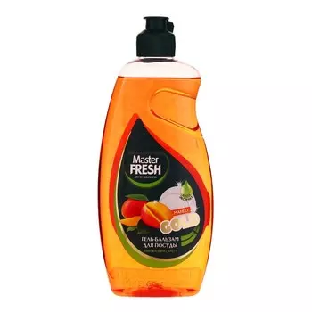 Гель-бальзам Mater FRESH для мытья посуды, формула GOLD, манго, 500 мл