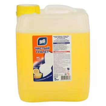 Гель Чистый туалет "Help" Лимон 5 кг