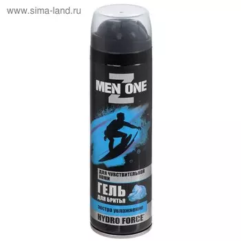 Гель для бритья Menzone Hydro Force, для чувствительной кожи, 200 мл