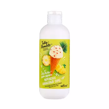 Гель для душа BIELITA "Мороженое ананасовый сорбе", 400 мл