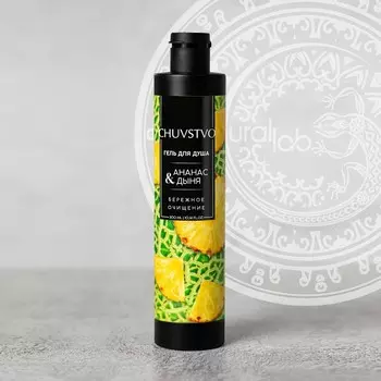 Гель для душа женский, 300 мл, аромат ананаса и дыни, URAL LAB