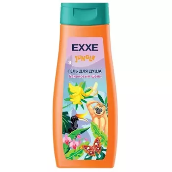Гель для душа детский EXXE банановый шейк, 400 мл