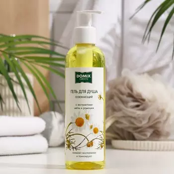 Гель для душа Domix «Освежающий», с экстрактами мяты и ромашки, 250 мл