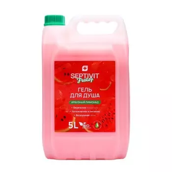 Гель для душа Frutsy SEPTIVIT Арбузный лимонад, 5 л