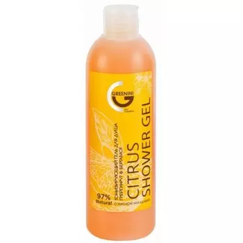 Гель для душа Greenini Citrus, тонизирующий, 315 мл
