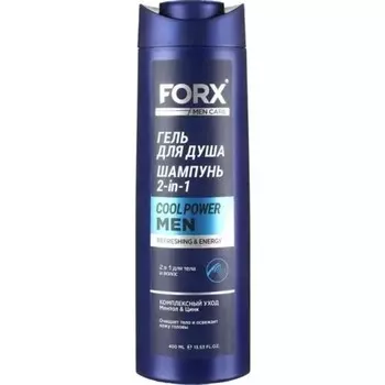 Гель для душа и шампунь 2 в 1 Cool Power, 400 мл
