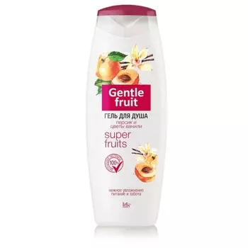 Гель для душа Iris Gentle Fruit «Персик и цветы ванили», 400 мл